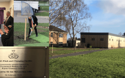 OPENING OF NEW MODULAR CHANGING ROOM IN RIPON