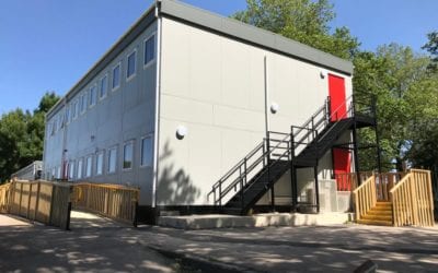 NEW MODULAR CLASSROOMS COMPLETED ON TIME