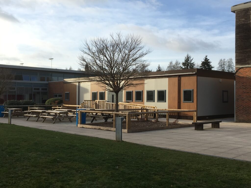 Outside view of a school